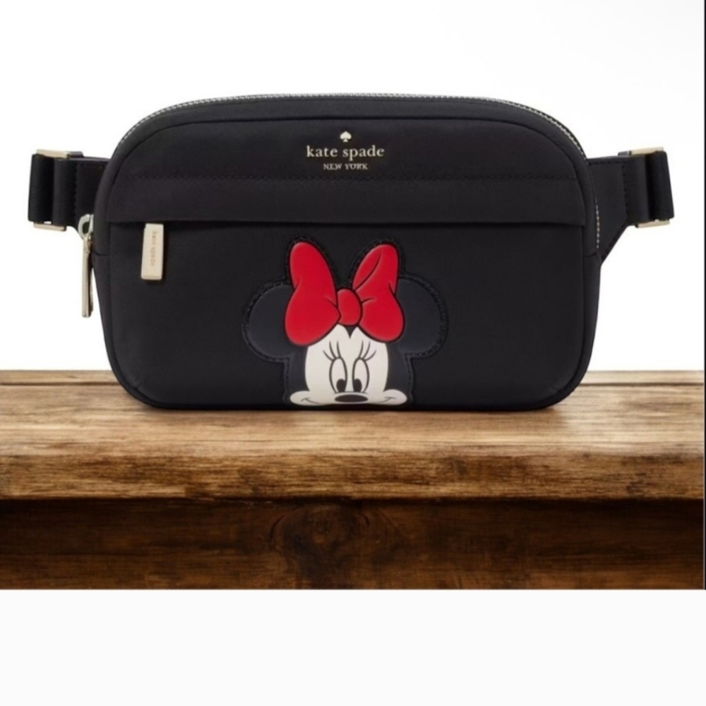 Kate Spade Disney Black Minnie Mouse Belt Bag